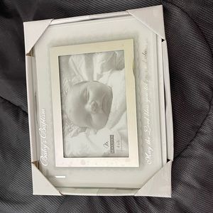 Baby baptism picture frame